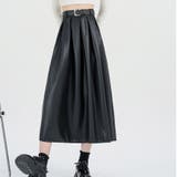 ブラック | レザースカート レディース PUスカート | shoppinggo