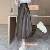 レザースカート レディース PUスカート | shoppinggo | 詳細画像15 
