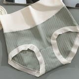 グリーン | ショーツ シームレス ハイウエストレディース プレーンショーツ 下着 女性 | shoppinggo