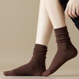 ブラウン | 靴下 暖かいソックス かわいい | shoppinggo