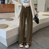 裏起毛パンツ ベルト付き ワイドパンツ | shoppinggo | 詳細画像13 