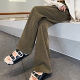 裏起毛パンツ ベルト付き ワイドパンツ | shoppinggo | 詳細画像15 