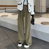 裏起毛パンツ ベルト付き ワイドパンツ | shoppinggo | 詳細画像16 