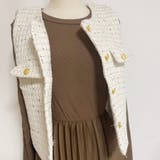 ツイードベストジャケット ワンピース セットアップ | shoppinggo | 詳細画像6 