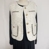 ツイードベストジャケット ワンピース セットアップ | shoppinggo | 詳細画像7 