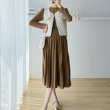 ツイードベストジャケット ワンピース セットアップ | shoppinggo | 詳細画像9 