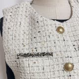 ツイードベストジャケット ワンピース セットアップ | shoppinggo | 詳細画像14 