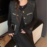 ツイードベストジャケット ワンピース セットアップ | shoppinggo | 詳細画像17 