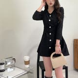 ミニワンピース 前ボタン Vネック | shoppinggo | 詳細画像5