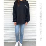 ロゴスウェット 刺繍入り韓国ロングTシャツ | shoppinggo | 詳細画像13