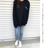 ロゴスウェット 刺繍入り韓国ロングTシャツ | shoppinggo | 詳細画像15