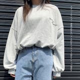 ロゴスウェット 刺繍入り韓国ロングTシャツ | shoppinggo | 詳細画像17