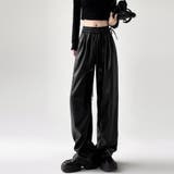 ブラック | パンツ レディース レザーパンツ | shoppinggo