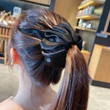 ブラック | ヘアゴム ヘアクリップ ポニーリング | shoppinggo