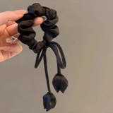 リボンヘアゴム ヘアアクセサリー オシャレ 髪飾り 上品 パーティー飾り | shoppinggo | 詳細画像5 