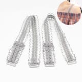 グレー | ブラストラップ フリル肩紐 ブラジャーストラップ | shoppinggo