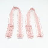 ピンク | ブラストラップ フリル肩紐 ブラジャーストラップ | shoppinggo