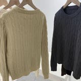 ケーブルニットセーター トップス ニット | shoppinggo | 詳細画像3 