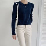 ケーブルニットセーター トップス ニット | shoppinggo | 詳細画像14 