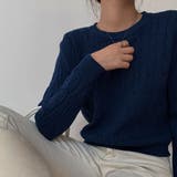 ケーブルニットセーター トップス ニット | shoppinggo | 詳細画像15 