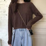 ケーブルニットセーター トップス ニット | shoppinggo | 詳細画像19 
