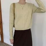 ケーブルニットセーター トップス ニット | shoppinggo | 詳細画像20 