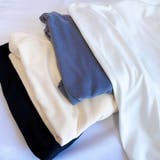 Tシャツ カットソー レディース インナー トップス  Tシャツ 暖かい 長袖 | shoppinggo | 詳細画像11 
