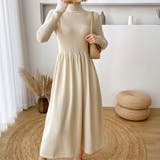 ベージュ | ワンピース レディース ニットワンピ | shoppinggo