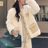 中綿ツイードジャケット ボアジャケット 千鳥格子コート | shoppinggo | 詳細画像6
