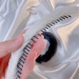 もこもこヘアクリップ 団子 冬 | shoppinggo | 詳細画像5