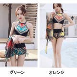 水着3点セット パレオ 大判 | shoppinggo | 詳細画像2