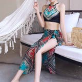 水着3点セット パレオ 大判 | shoppinggo | 詳細画像12