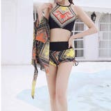 水着3点セット パレオ 大判 | shoppinggo | 詳細画像14