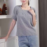 新作ブラウス シャツブラウス スクエアネック | shoppinggo | 詳細画像46 