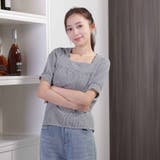 新作ブラウス シャツブラウス スクエアネック | shoppinggo | 詳細画像47 