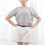 新作ブラウス シャツブラウス スクエアネック | shoppinggo | 詳細画像82 