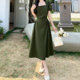 ワンピース 半袖 スクエアネック | shoppinggo | 詳細画像7 