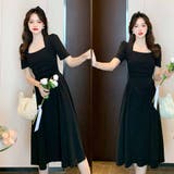 ワンピース 半袖 スクエアネック | shoppinggo | 詳細画像13 