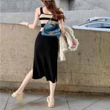 リブニットワンピース ノースリーブ ボーダー | shoppinggo | 詳細画像14