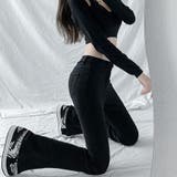 ハイウエストデニムパンツ 9分丈 10分丈 | shoppinggo | 詳細画像11 