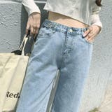 美脚ストレートパンツ 着やせ セミワイドパンツ | shoppinggo | 詳細画像12