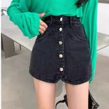 スカパン キュロット デニムショートパンツ | shoppinggo | 詳細画像3