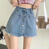 スカパン キュロット デニムショートパンツ | shoppinggo | 詳細画像10