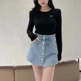 スカパン キュロット デニムショートパンツ | shoppinggo | 詳細画像14