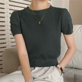 グレー | 夏服 新作 サマーニットトップス | shoppinggo