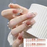 N5212PK | ネイルチップ 長め きらきら | shoppinggo