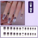 N521PP | ネイルチップ リボン ショート | shoppinggo