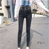 デニムパンツ レディース ハイウエスト | shoppinggo | 詳細画像2