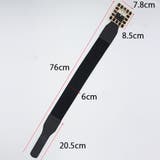 ゴムベルト バックル付レディース 幅広 | shoppinggo | 詳細画像7 