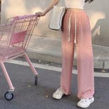ワイドパンツ チェック柄パンツ 薄手 | shoppinggo | 詳細画像9